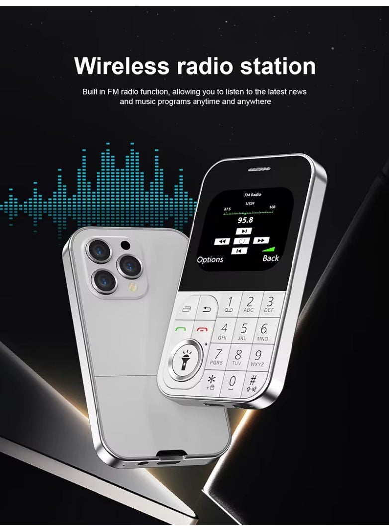 Hope Mini Mobile Phone with Dual SIM, 2.01 Inch Screen, Magic Voice, FM Radio, Blacklist Function, Type-C Charging, Compact Design - Image 4